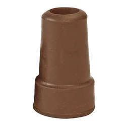 Sahag Embout marron 16mm pour canne métal avec renfort acier