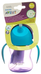 Philips Avent tasse avec paille 200ml girl lilas