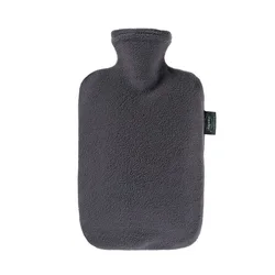 Fashy bouillotte 2l avec housse non-tissé anthracite thermoplastique