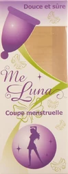 Me Luna Coupe menstruelle Classic Sho L anneau violet