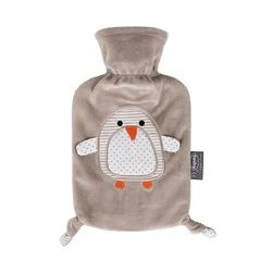 Fashy bouillotte pour enfant 0.8l pingouin Pia avec housse polaire thermoplastique
