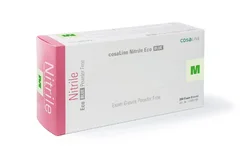cosaLine Untersuchungshandschuhe M Nitril Eco blau puderfrei