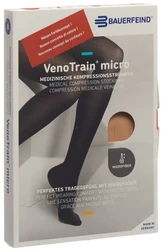 BAUERFEIND VenoTrain Micro KKL2 AD M plus/long offene Fussspitze creme