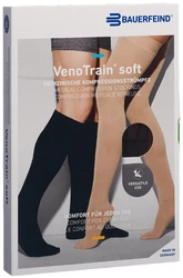 BAUERFEIND VenoTrain Soft KKL2 AD M plus/long geschlossene Fussspitze schwarz