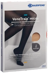 BAUERFEIND VenoTrain Micro KKL2 AD M normal/short offene Fussspitze creme