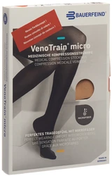 BAUERFEIND VenoTrain Micro KKL2 AD M normal/long offene Fussspitze creme