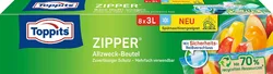 Toppits Zipper Allzweckbeutel 3l