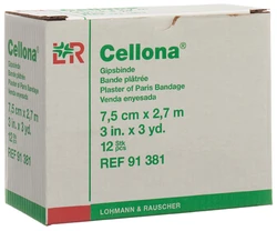 Cellona bandes plâtrées 2.75mx7.5cm crémeuses