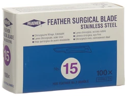 FEATHER lames scalpel stérile No 15