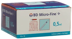 BD Micro-Fine+ U100 seringue à insuline 12.7x0.33