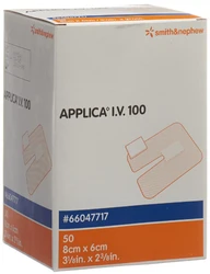 APPLICA I.V. 100 Kanülenfix 8x6cm mit Polster
