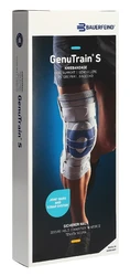 BAUERFEIND GenuTrain S Aktivbandage Grösse 3 links titan