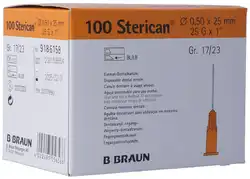 Sterican aigui dent 25G 0.5x25mm orange