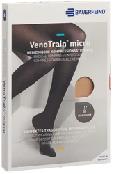 BAUERFEIND VenoTrain Micro KKL2 AD M normal/long geschlossene Fussspitze creme