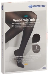 BAUERFEIND VenoTrain Micro KKL2 AD M normal/long geschlossene Fussspitze schwarz