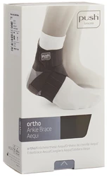 push ORTHO Aequi Fussgelenkbandage 31-34cm links grau
