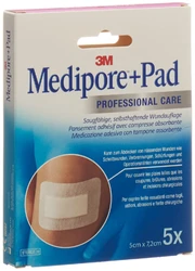 3M Medipore 5x7.2cm Wundkissen 2.5x3.8cm