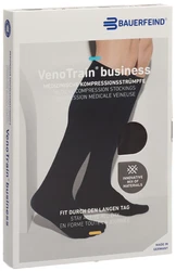 BAUERFEIND VenoTrain Business KKL2 AD M foot long normal/long geschlossene Fussspitze schwarz