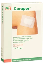 Curapor Chirurgisch Wundverband 7x5cm steril