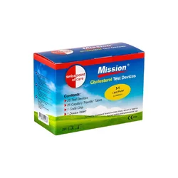 SwissPointOfCare Mission 3-in-1 Cholesterin Teststreifen