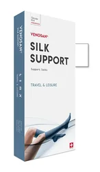 Venosan Silk Support a-d socks L white