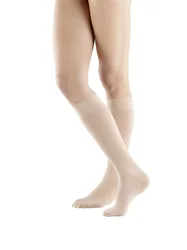 BAUERFEIND VenoTrain Soft KKL2 AD M normal/long geschlossene Fussspitze creme