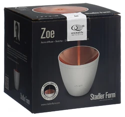 aromalife zoe diffuseur aromatique amber light blanc