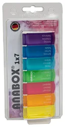 Anabox Medidispenser 1x7 bunt deutsch/französisch/italienisch im Blister