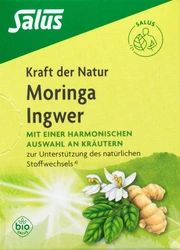 Salus Kraft der Natur Tee Moringa Ingwer Bio