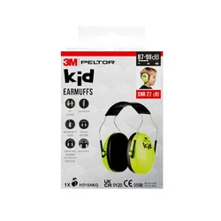 3M Peltor casque antibruit pour enfants 87-98 dB vert néon