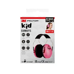 3M Peltor Kapselgehörschutz für Kinder 87-98 dB pink