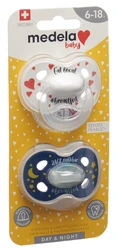 medela Baby Sucette Day&Night 6-18 breastfed