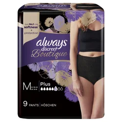 always discreet Boutique Inkontinenz Pants M schwarz