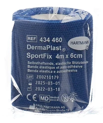 DermaPlast Sportfix 6cmx4m bleu