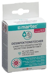 martec Desinfektionstücher mit Aloe vera