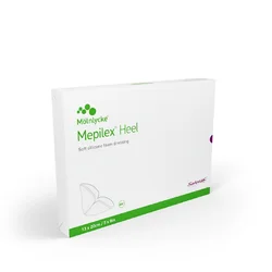 Mepilex Heel pansement hydrocellulaire 13x20cm silicone
