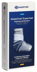 BAUERFEIND MalleoTrain S Open Heel Aktivbandage Grösse 4 rechts titan