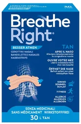 Breathe Right TAN Nasenpflaster L