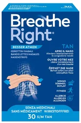 Breathe Right TAN Nasenpflaster S/M