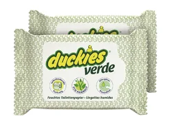 Duckies verde lingettes WC humides duo