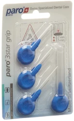 paro 3star-grip 3.5mm x-fin bleu cylindrique