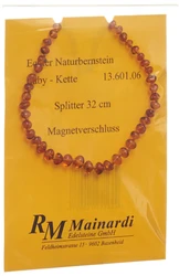 R. Mainardi Edelsteine ambre natur 32cm échard fermeture en aimant