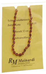 R. Mainardi Edelsteine ambre natur 32cm baroque fermeture à vis