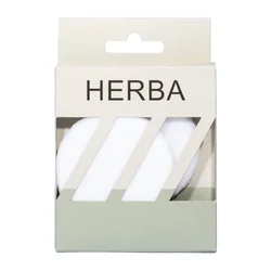 Herba Puderquasten rund weiss