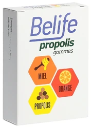 Belife gommes Propolis Honig-Orange
