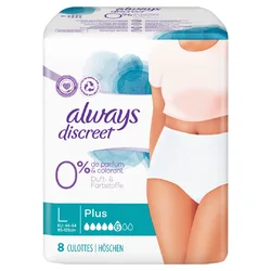 always discreet incontinence Pants L Plus 0%