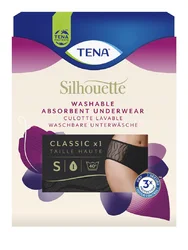 TENA Silhouette Classic Washable Underwear S noir