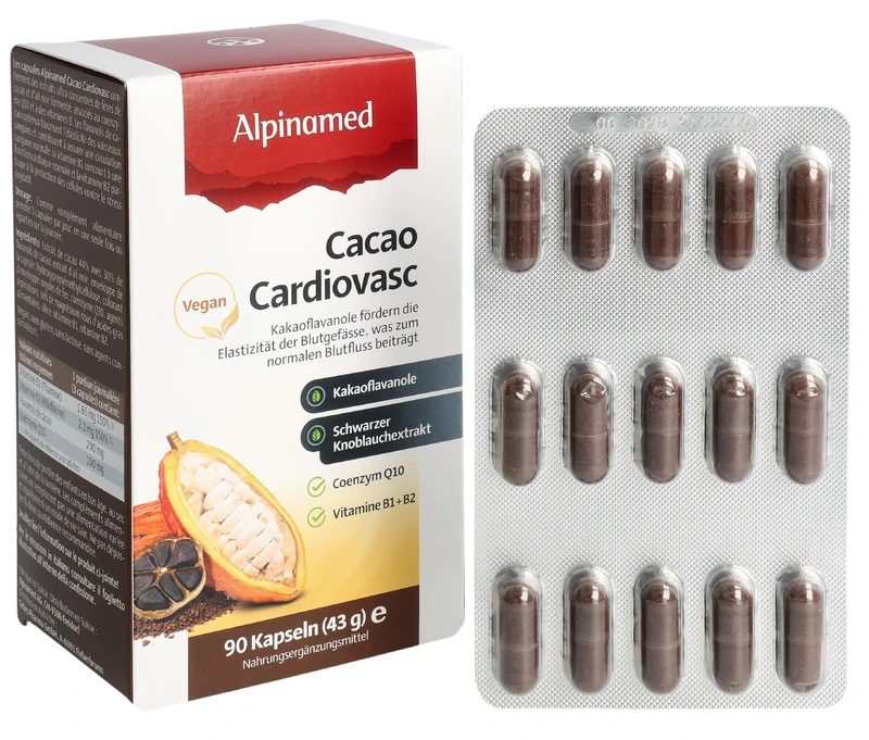 ALPINAMED Cardiovasc Cacao caps 90 pièce | Acheter chez BENU
