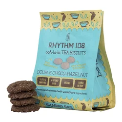 RHYTHM108 Teegebäck Double Choco-Hazelnut