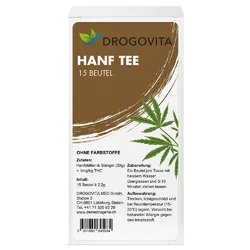 Drogovita Hanftee in Filterbeutel
